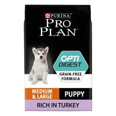 PRO PLAN® Medium and Large Puppy Grain Free Sensitive Digestion Turkey Dry Dog Food
