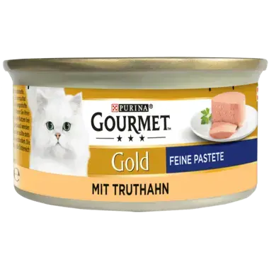 GOURMET Gold Feine Pastete mit Truthahn Seitenansicht