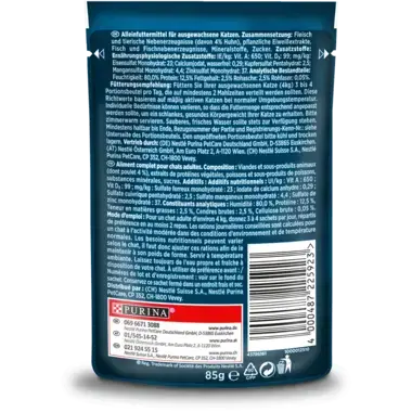 GOURMET™ Perle Erlesene Streifen mit Huhn Rückseite