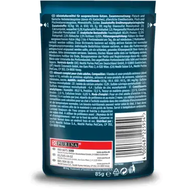 GOURMET™ Perle Erlesene Streifen mit Kaninchen Rückseite