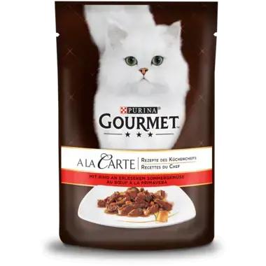 GOURMET™ A la Carte mit Rind an erlesenem Sommergemüse Vorderansicht