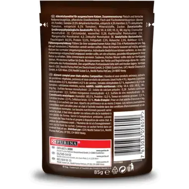 GOURMET™ A la Carte mit Forelle an feiner Gemüseauswahl Rückseite