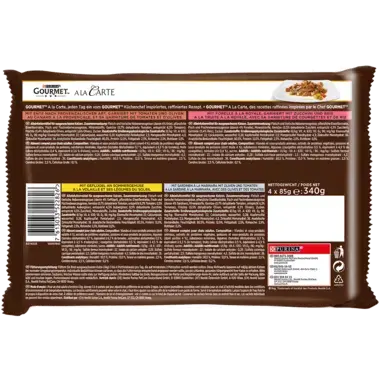 GOURMET™ A la Carte Raffinessen des Küchenchefs mit Sardine, Ente, Geflügel, Forelle Rückseite