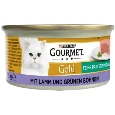 GOURMET™ Gold Feine Pastete mit Lamm und grünen Bohnen Seitenansicht