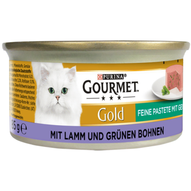 GOURMET™ Gold Feine Pastete mit Lamm und grünen Bohnen Seitenansicht