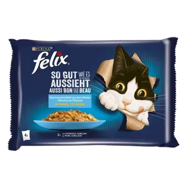 FELIX® So gut wie es aussieht mit Thunfisch & Kabeljau Vorderansicht