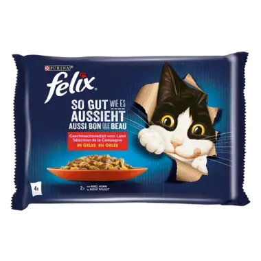 FELIX® So gut wie es aussieht mit Huhn & Rind Vorderansicht