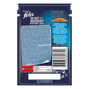 FELIX® So gut wie es aussieht mit Huhn & Tomate Rückseite