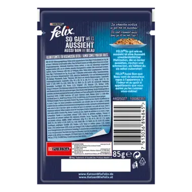 FELIX® So gut wie es aussieht mit Kabeljau Rückseite