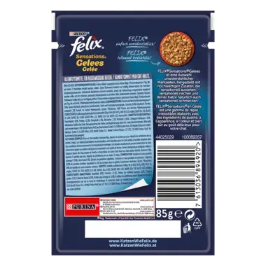 FELIX® Sensations Gelees mit Rind & Tomate Rückseite
