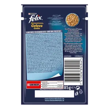 FELIX® Sensations Gelees mit Forelle & Spinat Rückseite