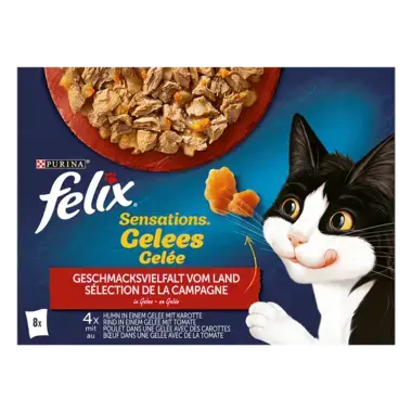 FELIX Sensations Gelees Geschmacksvielfalt vom Land Vorderansicht