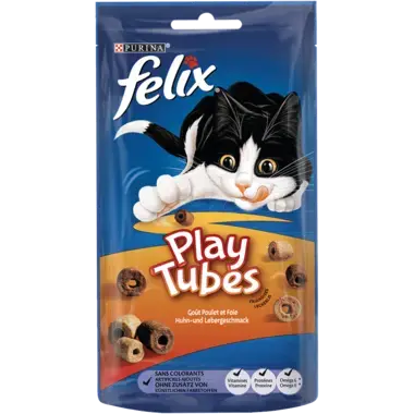 FELIX® Play Tubes Huhn- und Lebergeschmack Vorderansicht