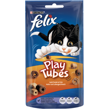 FELIX® Play Tubes Huhn- und Lebergeschmack Vorderansicht