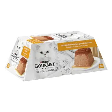 GOURMET® REVELATIONS Mousse mit Huhn, überzogen mit köstlicher Sauce Seitenansicht