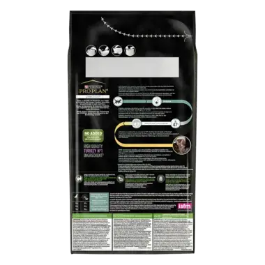 PRO PLAN® LIVECLEAR® Sterilised Adult 1+ Katzenfutter reich an Truthahn Rückseite