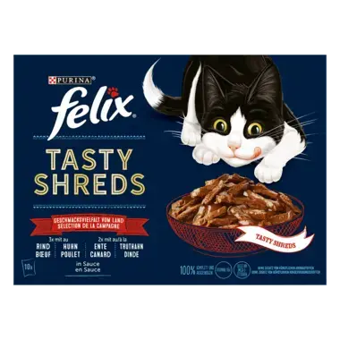 FELIX® Tasty Shreds Geschmackvielfalt vom Land Vorderansicht