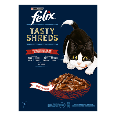 FELIX® Tasty Shreds Geschmackvielfalt vom Land Rückseite