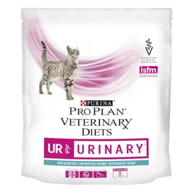 PRO PLAN VETERINARY DIETS Feline UR Urinary™ Trockenfutter Fisch Vorderansicht