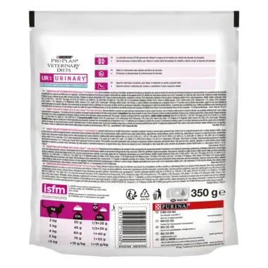 PRO PLAN VETERINARY DIETS Feline UR Urinary™ Trockenfutter Fisch Rückseite
