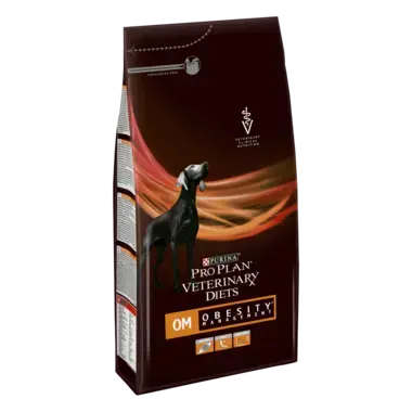 PRO PLAN VETERINARY DIETS Canine OM Obesity Management™ Trockenfutter Seitenansicht