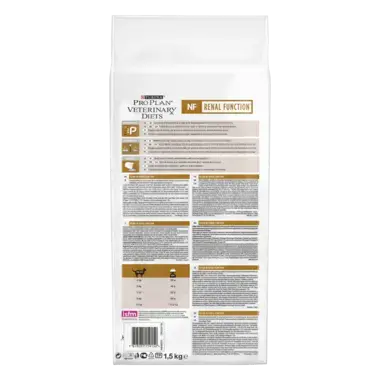 PRO PLAN VETERINARY DIETS Feline NF Renal Function™ Trockenfutter Rückseite