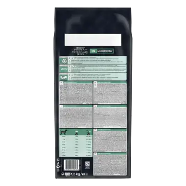 PRO PLAN VETERINARY DIETS Canine EN Gastrointestinal™ Trockenfutter Rückseite