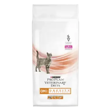 PRO PLAN VETERINARY DIETS Feline OM Obesity Management Trockenfutter Vorderansicht