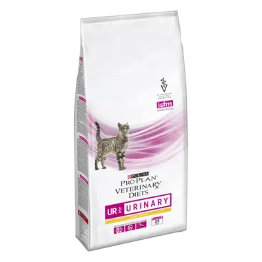 PRO PLAN VETERINARY DIETS Feline UR Urinary™ Trockenfutter Huhn Seitenansicht
