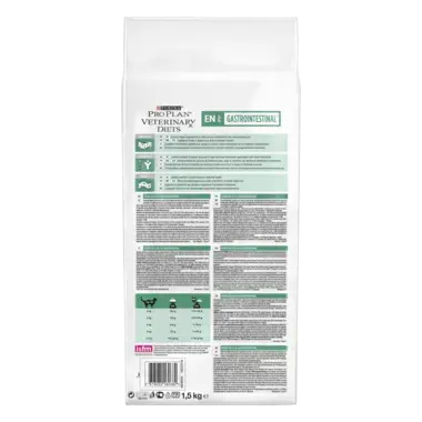 PRO PLAN VETERINARY DIETS Feline EN Gastrointestinal™ Trockenfutter Rückseite