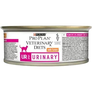 PRO PLAN VETERINARY DIETS Feline UR Urinary Mousse Truthahn Vorderansicht