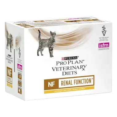 PRO PLAN VETERINARY DIETS Feline NF Renal Function Nassfutter Huhn Seitenansicht