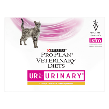 PRO PLAN VETERINARY DIETS Feline UR Urinary™ Nassfutter Huhn Vorderansicht