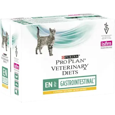 PRO PLAN VETERINARY DIETS Feline EN Gastrointestinal™ Nassfutter Huhn Seitenansicht