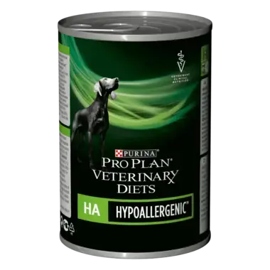 PRO PLAN VETERINARY DIETS Canine HA Hypoallergenic Nassfutter Seitenansicht