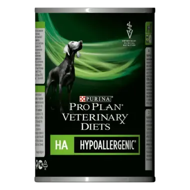 PRO PLAN VETERINARY DIETS Canine HA Hypoallergenic Nassfutter Vorderansicht