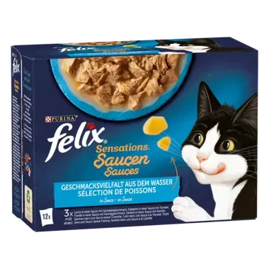 FELIX® Sensations Saucen Geschmacksvielfalt aus dem Wasser Seitenansicht