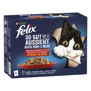 FELIX® So gut wie es aussieht Geschmacksvielfalt vom Land Seitenansicht