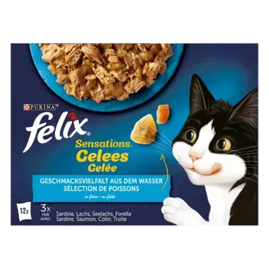 FELIX® Sensations Gelees Geschmacksvielfalt aus dem Wasser Vorderansicht
