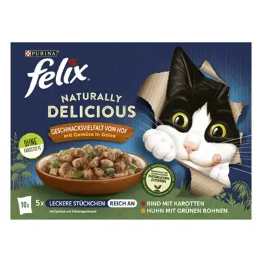 FELIX® Naturally Delicious Geschmacksvielfalt Hof Vorderansicht