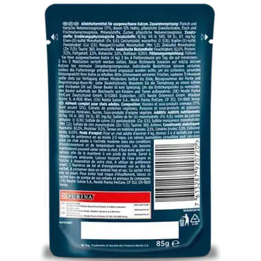 GOURMET™ Perle Genuss in Gelée mit Huhn Rückseite