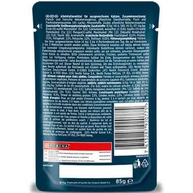 GOURMET™ Perle Genuss in Gelée mit Lachs Rückseite