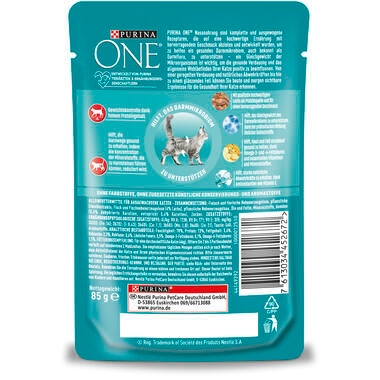 Purina ONE® Sterilcat mit Lachs & Karotten Rückseite