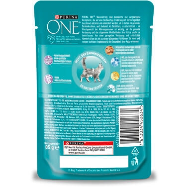 Purina ONE® Sensitive mit Huhn & Karotten Rückseite