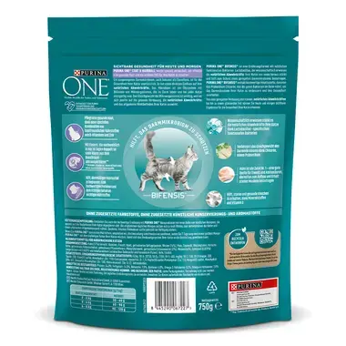 PURINA ONE Coat & Hairball reich an Huhn und Vollkorn-Getreide