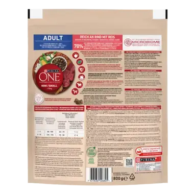 MINI Adult reich an Rind mit Reis Rückansicht