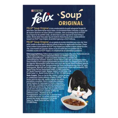 FELIX Soup Geschmacksvielfalt vom Land Rückseite