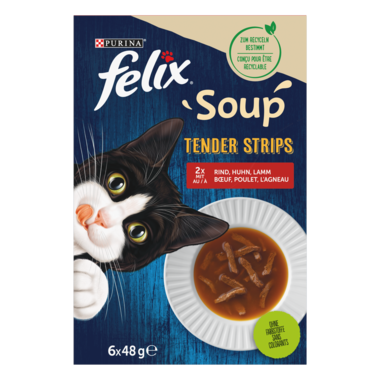 FELIX Soup Strips Geschmacksvielfalt vom Land Vorderansicht 
