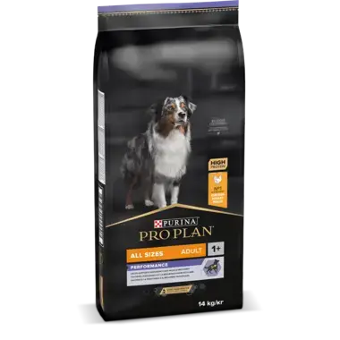PRO PLAN Hundefutter Adult All sizes Performance reich an Huhn