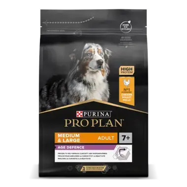 PRO PLAN MEDIUM & LARGE ADULT 7+ Age Defence reich an Huhn